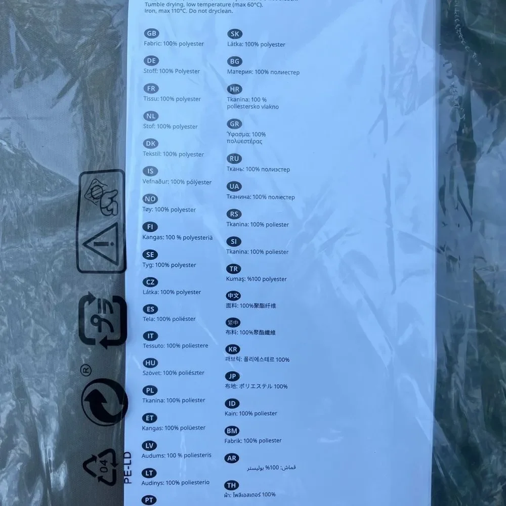 IKEA Umbrella canopy cover new LINDÖJA 118 1/8